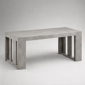 Esstisch Rechteckig Faserplatte Betonoptik Grau 200x100x75cm