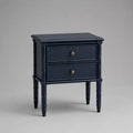 Nachttisch Massivholz Dunkelblau 60x40x30 cm