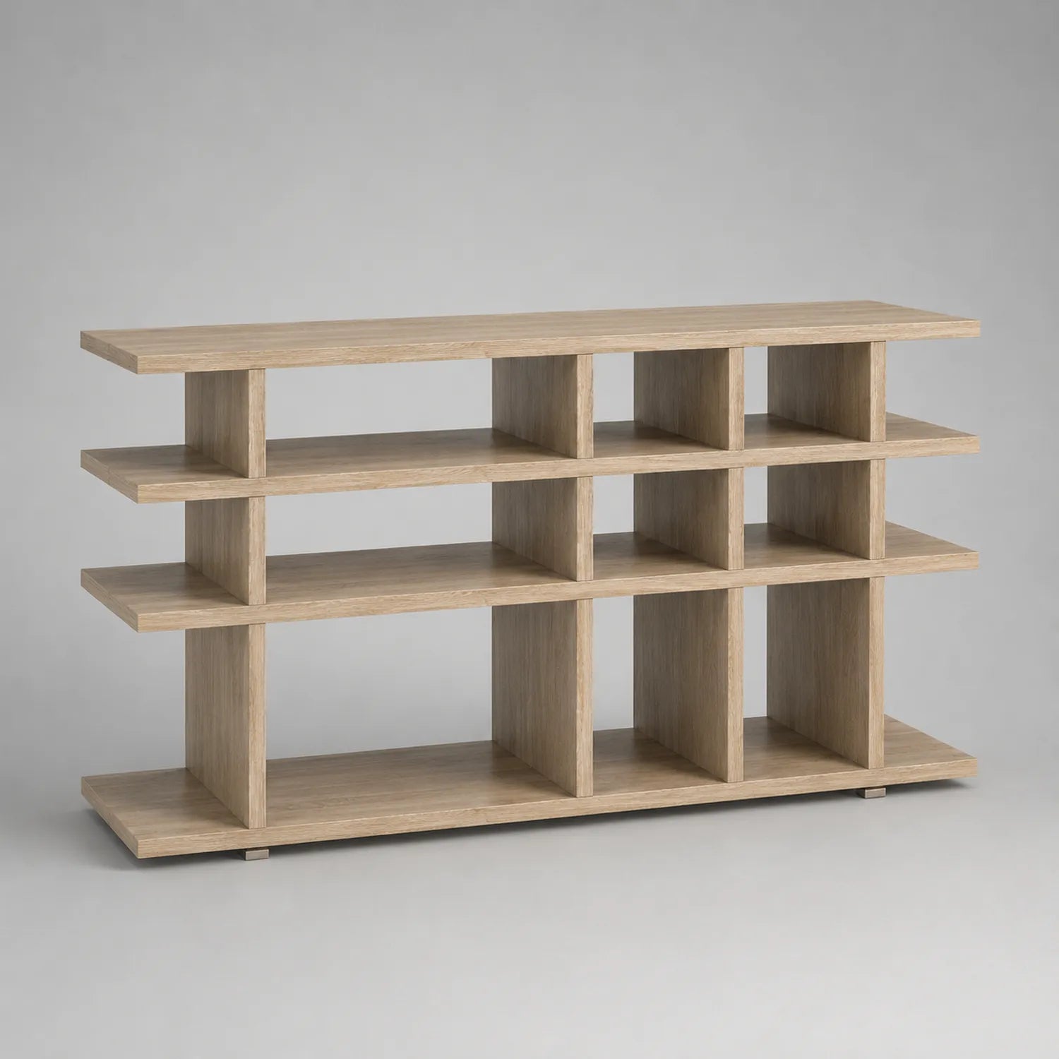 Regal aus Eichenfurnier 120x30x80cm