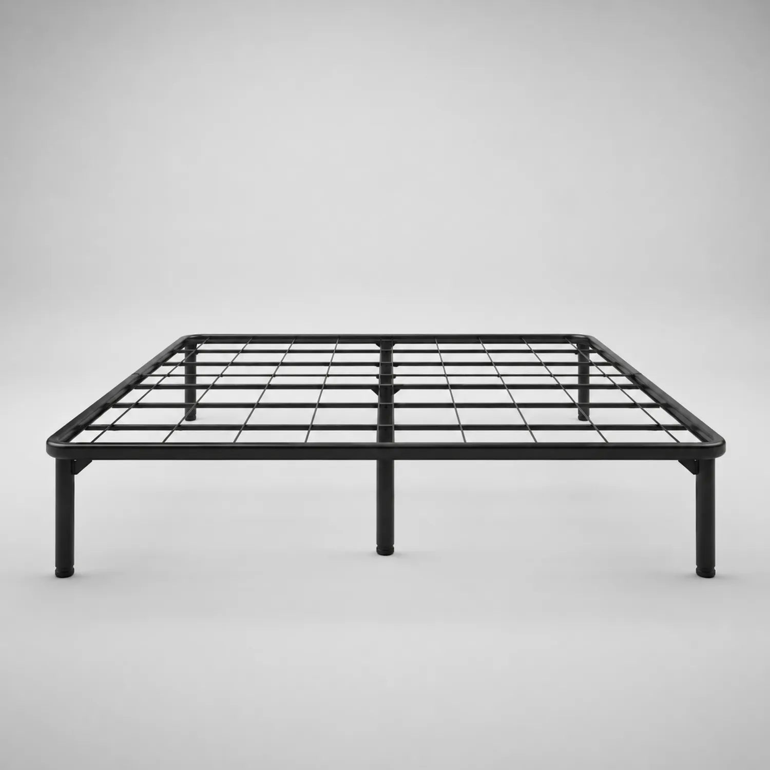 Metallbettgestell 160x200 cm Schwarzer Stahl