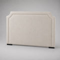 Polster Kopfteil Holz Beige 140x120cm
