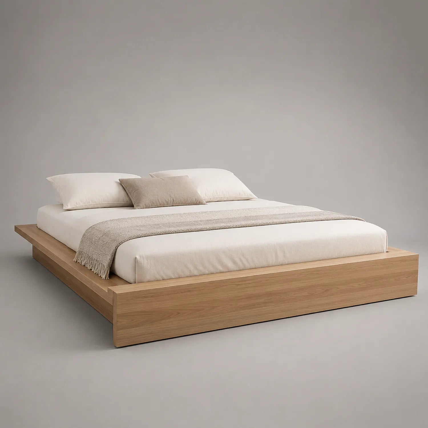 Holzbett Eiche 200x200 cm