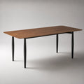 Holz Esstisch mit Metallbeinen 180x90x75 cm