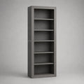 Bücherregal Holz Grau 180cm