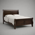 Holzbett Doppelbett Dunkelbraun 200x180 cm