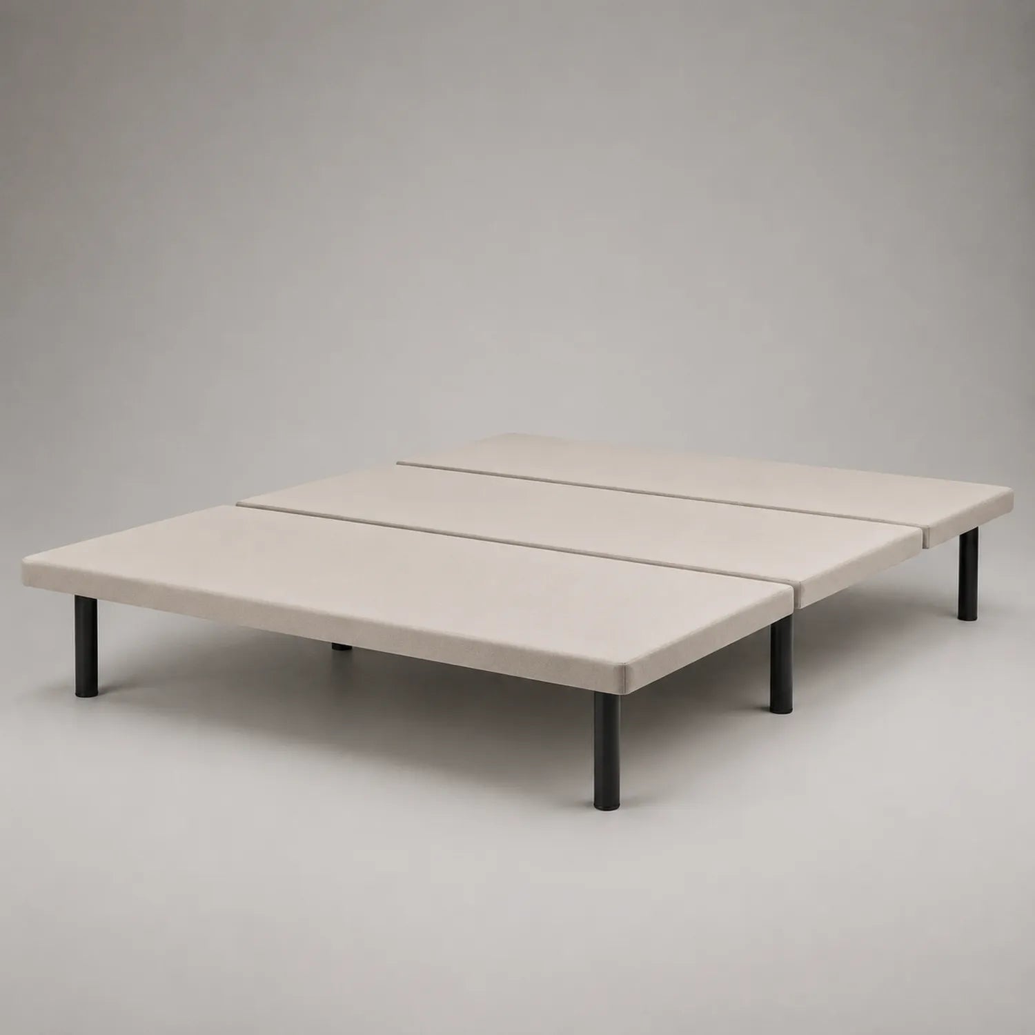 Metallbettgestell Beige 200x200 cm