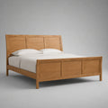 Holzbett 200x180 cm Eiche Massivholz
